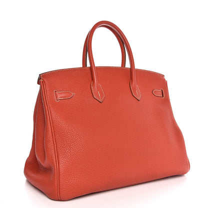 Hermes Togo Birkin 35 Sanguine 3 of 36
