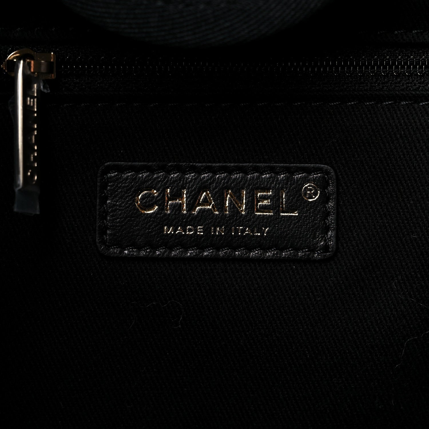 Chanel Mixed Fibers Calfskin Striped Medium Deauville Tote Black 6 of 9