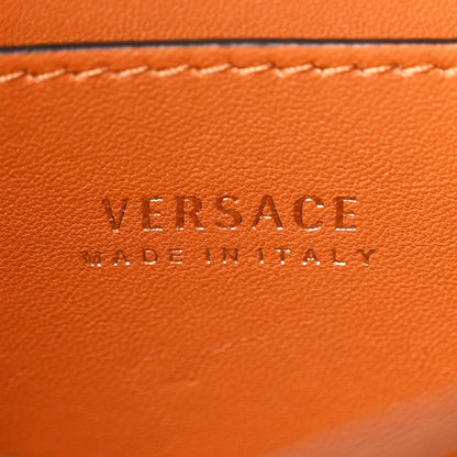 Versace Vitello Barocco Virtus Small Top Handle Shoulder Bag Brown 7 of 12