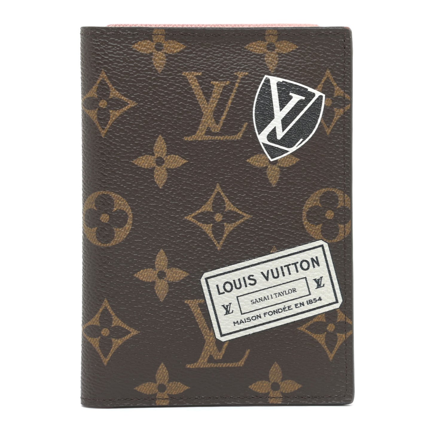 Monogram My LV World Tour Passport Cover Rose Ballerine