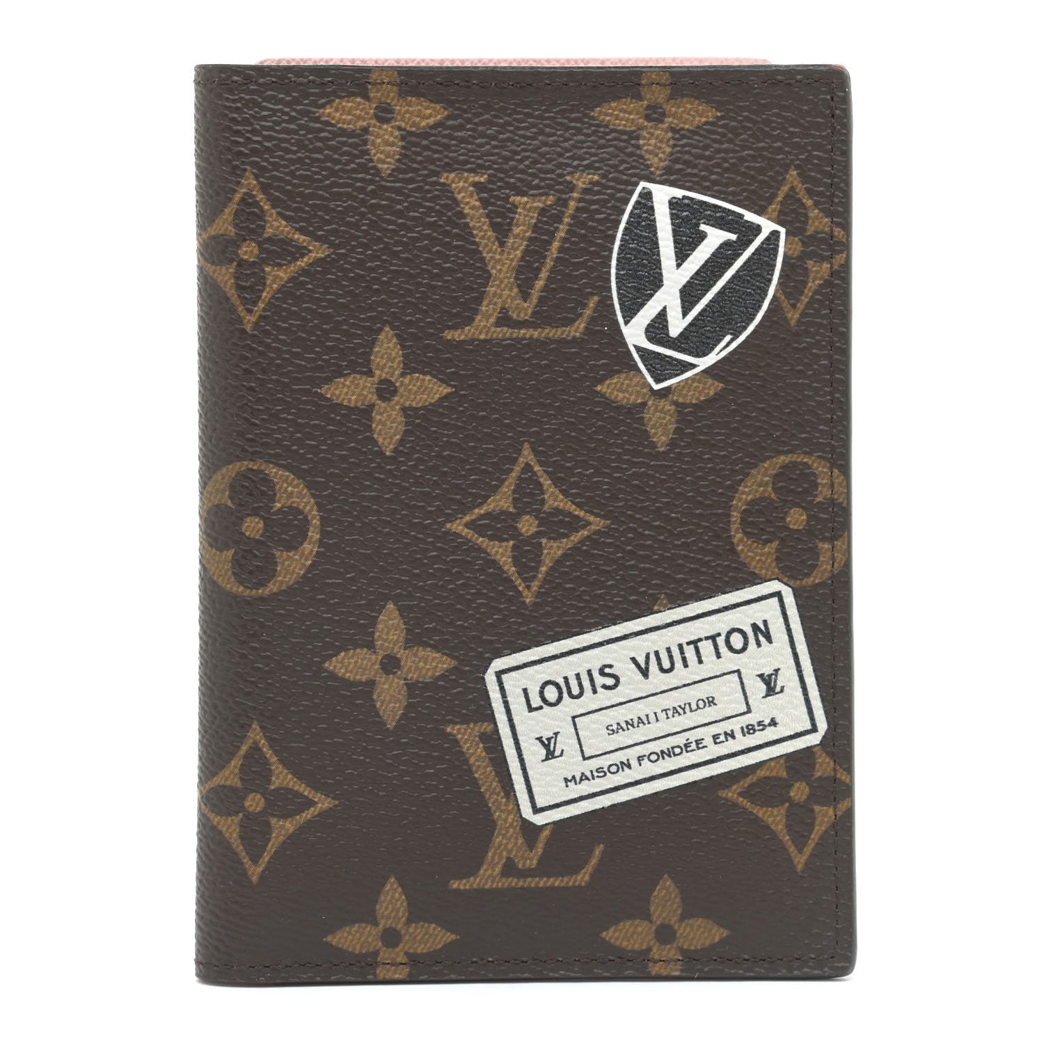 Louis Vuitton Monogram My LV World Tour Passport Cover Rose Ballerine 2 of 15