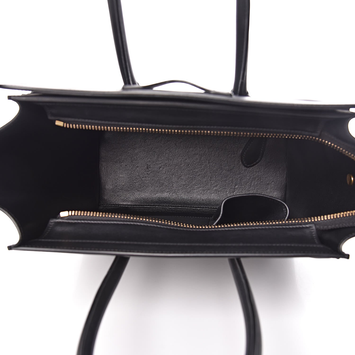 Celine Smooth Calfskin Micro Luggage Black 5 of 13