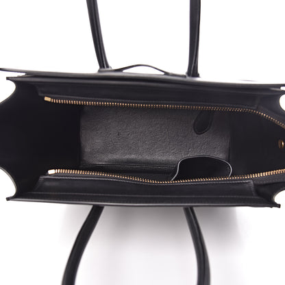 Celine Smooth Calfskin Micro Luggage Black 5 of 13