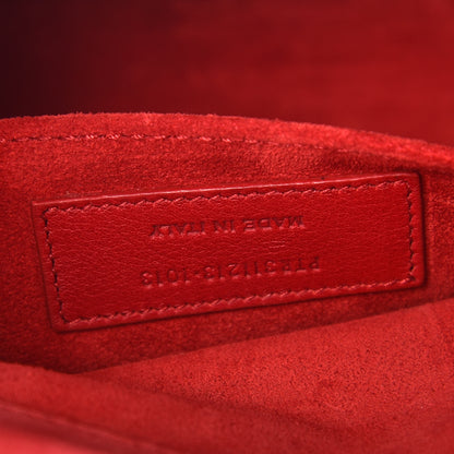 Saint Laurent Calfskin Classic Y Ligne Clutch Red 7 of 7