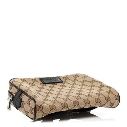 Gucci Monogram Belt Bag Dark Brown 5 of 10