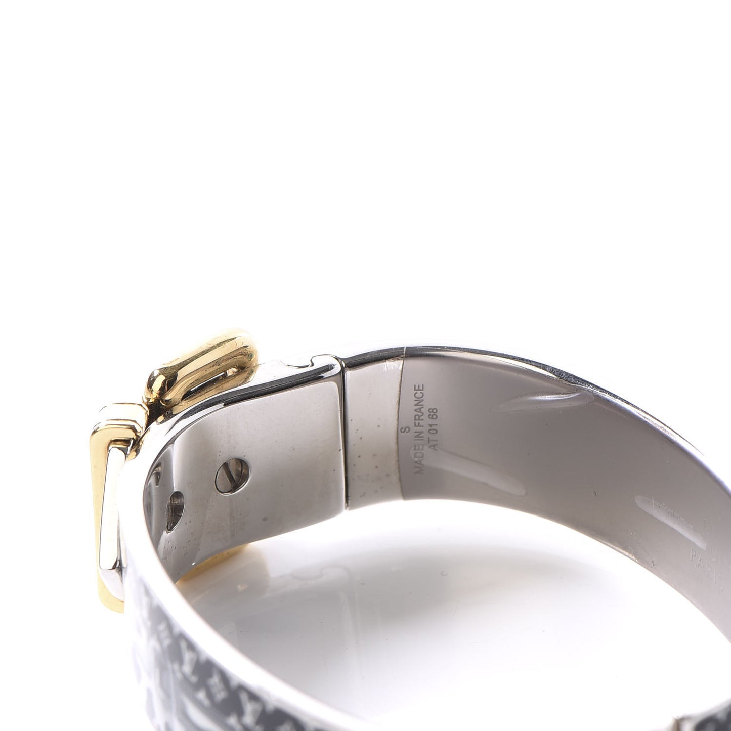 Metal Enamel Confidential Bangle Bracelet