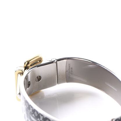 Louis Vuitton Metal Enamel Confidential Bangle Bracelet 3 of 5
