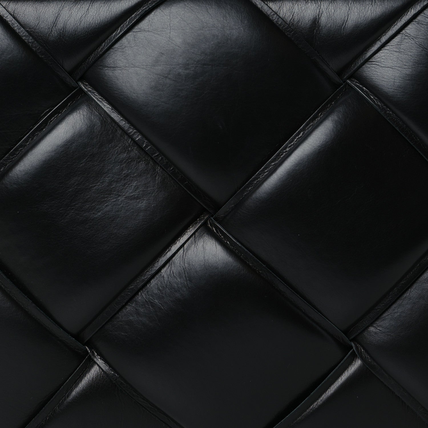 Bottega Veneta Nappa Maxi Intrecciato Padded Pouch Clutch Black 7 of 9