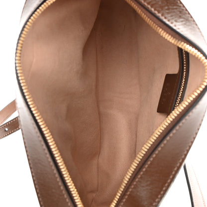 Gucci GG Supreme Monogram Small Horsebit 1955 Shoulder Bag Beige Brown Sugar 5 of 11