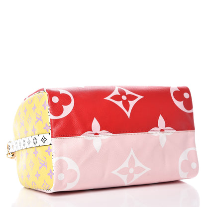 Louis Vuitton Monogram Giant Speedy Bandouliere 30 Rouge 5 of 12