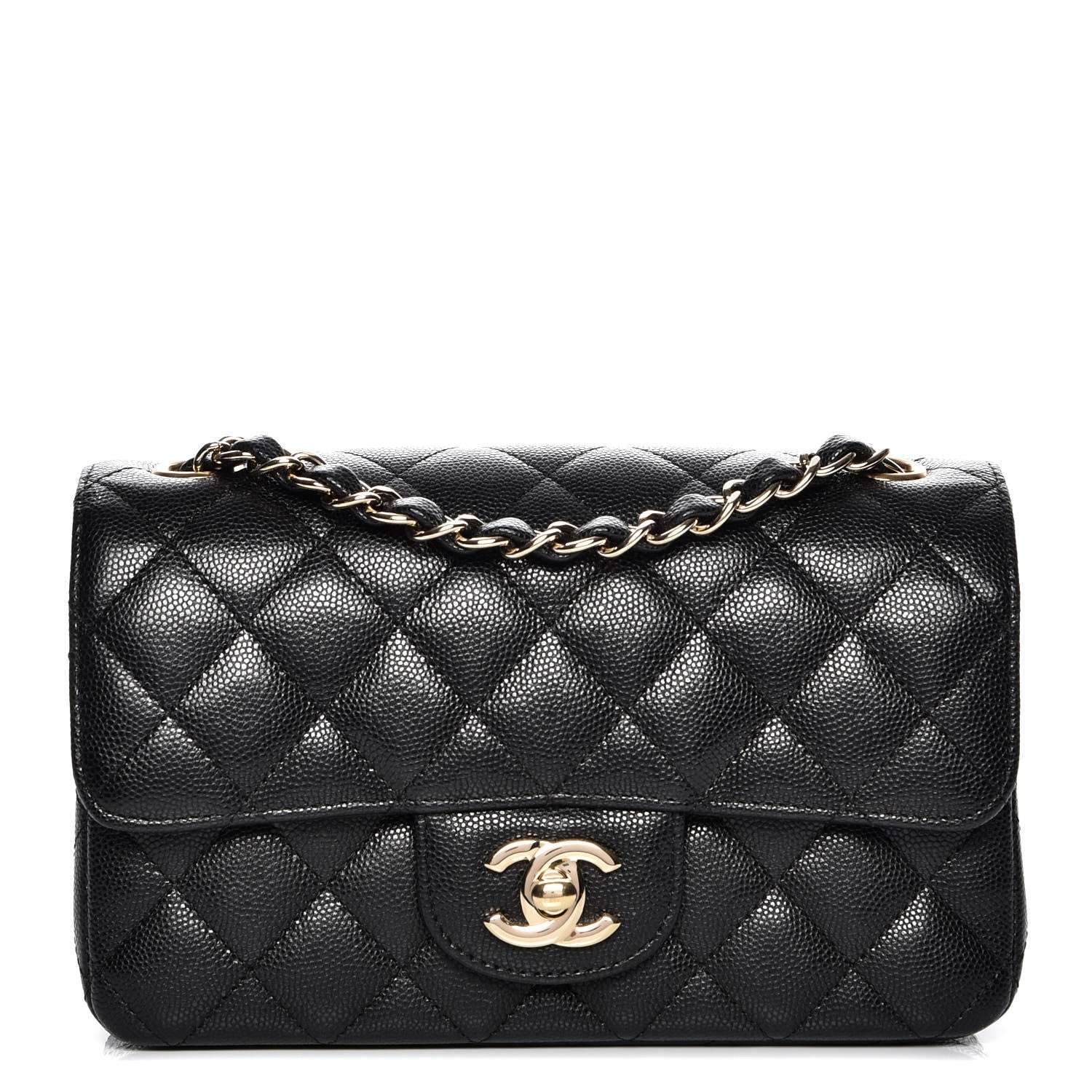 Chanel Caviar Quilted Mini Rectangular Flap Black 1 of 8