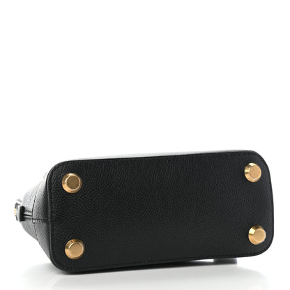 Balenciaga Grained Calfskin XXS Ville Top Handle Bag Black 3 of 5