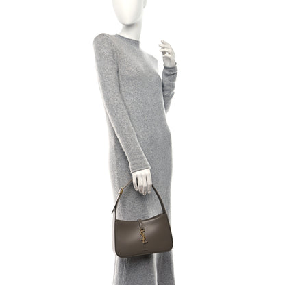 Saint Laurent Smooth Calfskin Le 5 A 7 Hobo Taupe 2 of 10