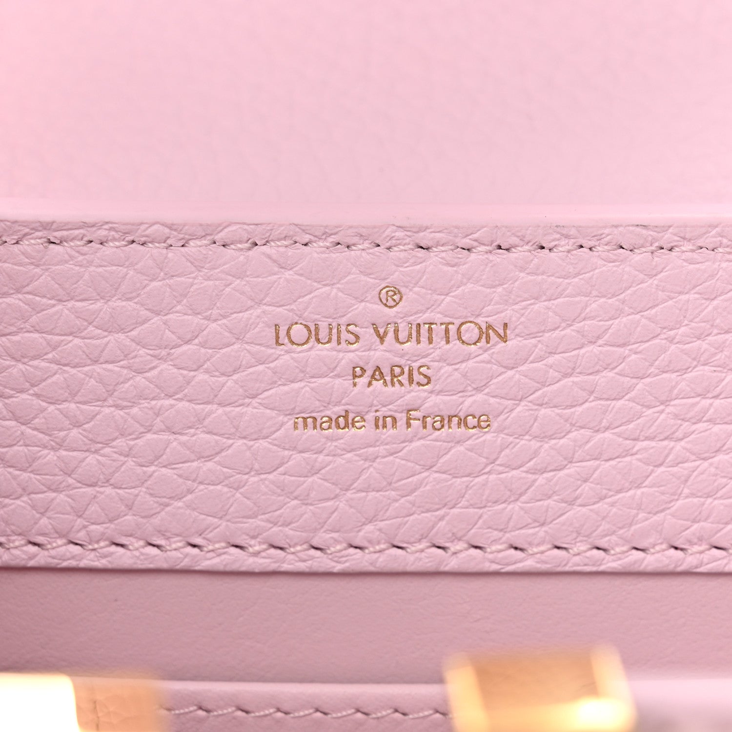 Louis Vuitton Taurillon LV Ski Capucines Mini  Pearly Lilac 6 of 9