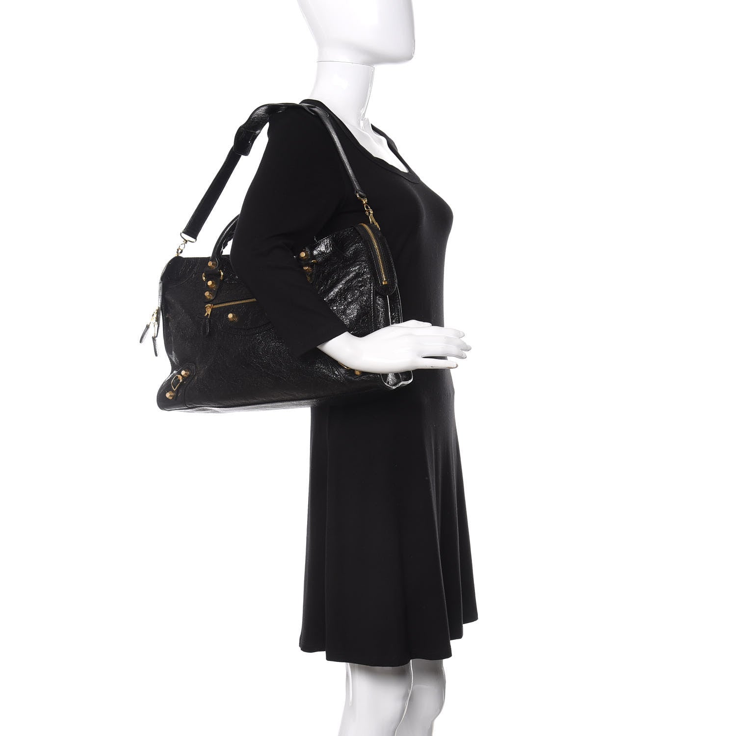 Balenciaga Agneau Giant 12 Gold Hardware City Black 2 of 11