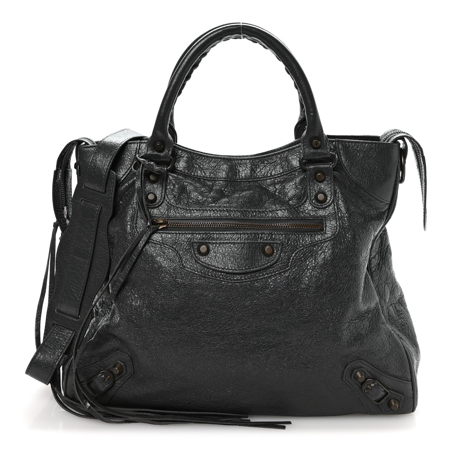Balenciaga Agneau Classic Hardware Velo Anthracite 1 of 11
