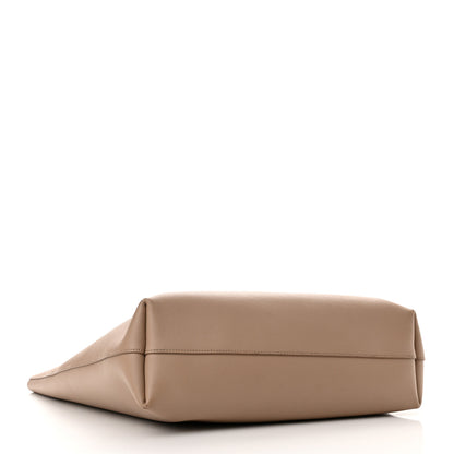 Saint Laurent Calfskin North-South Shopping Tote Dark Beige 5 of 12
