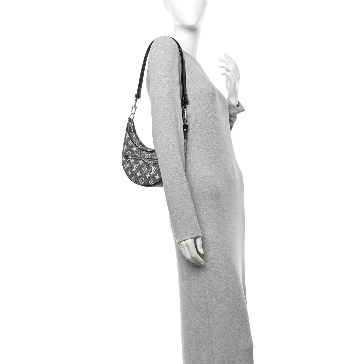 Monogram Jacquard Denim Loop Black