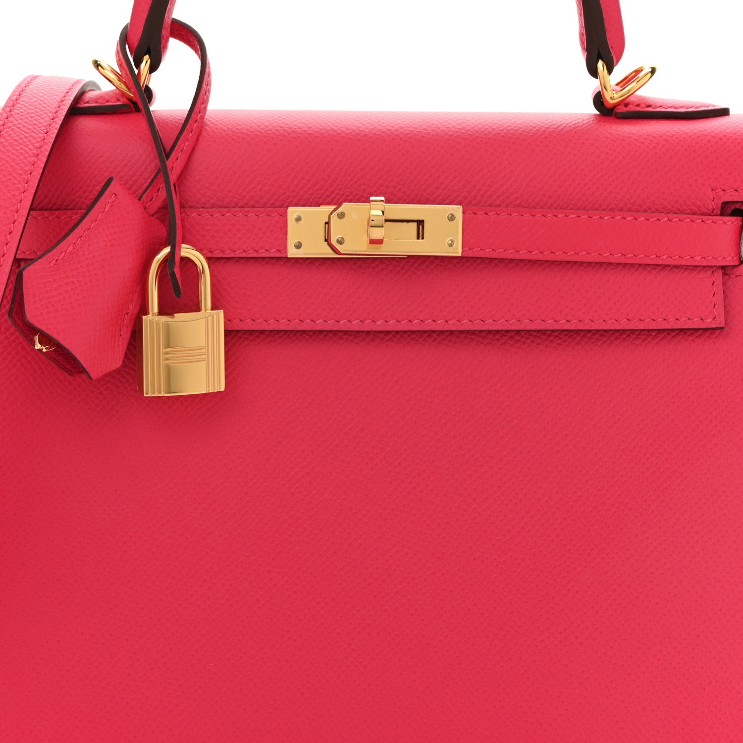 Hermes Epsom Kelly Sellier 25 Rose Extreme 8 of 10