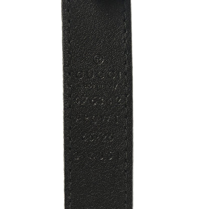 Gucci Calfskin Pearl Double G 20mm Belt Black Cream 3 of 5