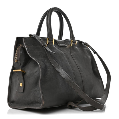 Saint Laurent Sheepskin Small Cabas ChYc Grey 3 of 15