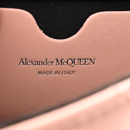 Alexander McQueen Lambskin Quilted Graffiti Skull Knuckle Crossbody Rose Gold 6 of 12