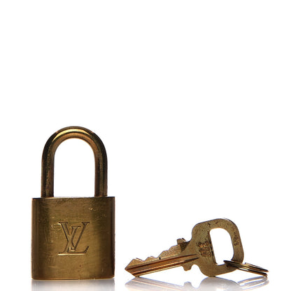 Louis Vuitton Brass Lock and 2 Keys Set #307 1 of 5