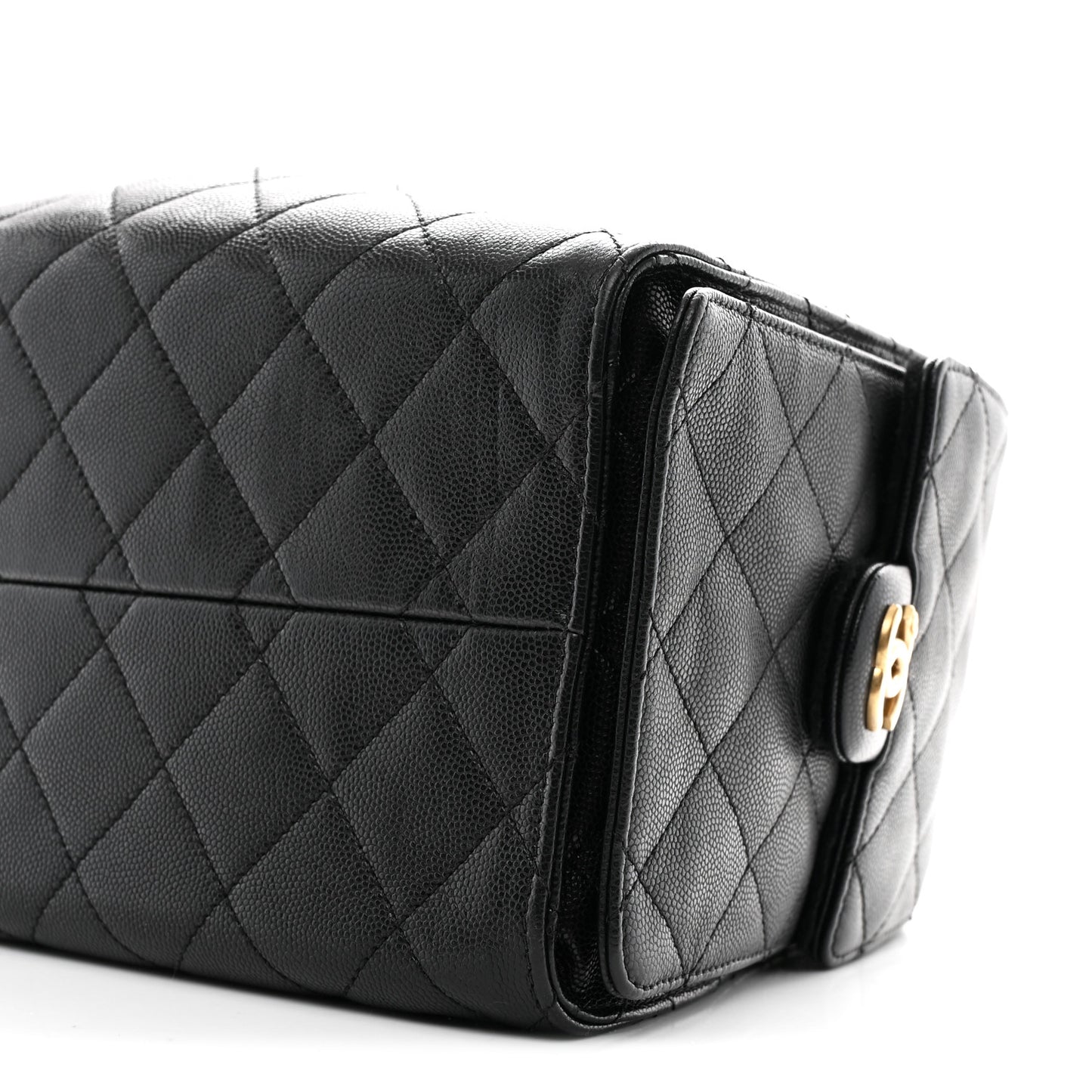 Caviar Quilted Small Chanel 25 Handbag Black