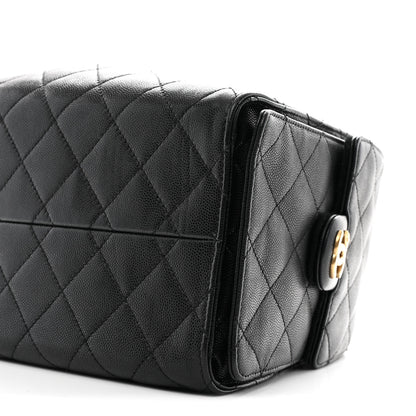 Chanel Caviar Quilted Small Chanel 25 Handbag Black 10 of 11