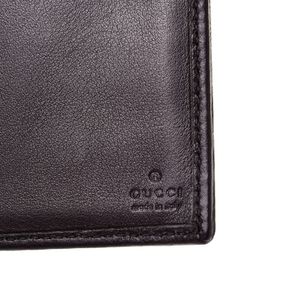 Gucci Monogram Margaux Calfskin Dice Compact Trademark Wallet Beige Ebony Cocoa 6 of 7