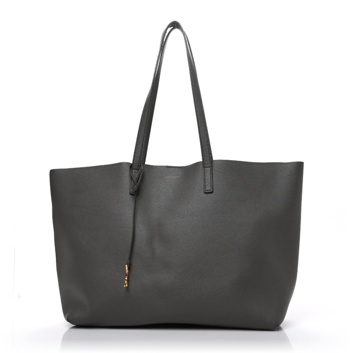 Calfskin Large Shopping Tote Fog