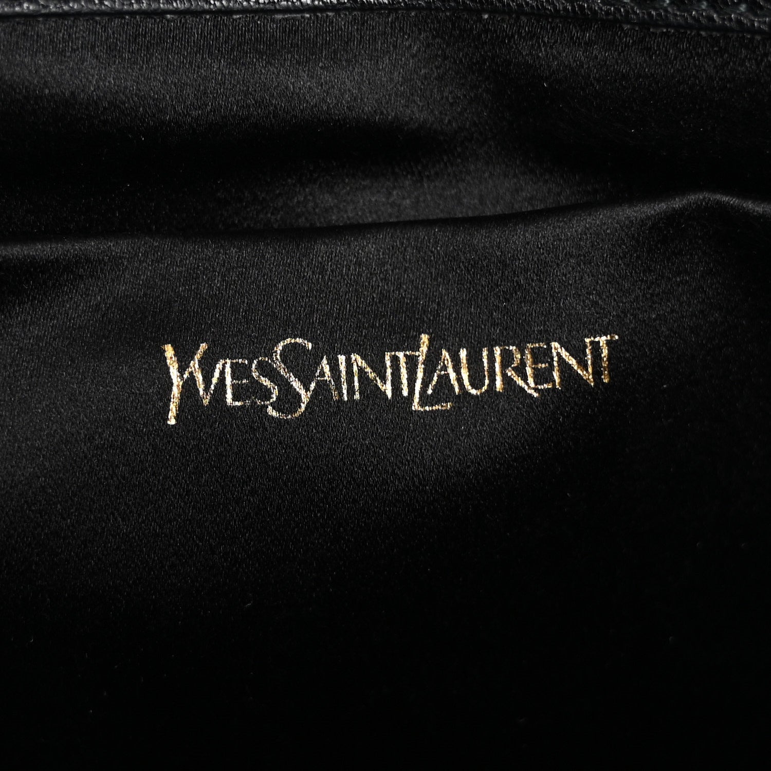 Saint Laurent Calfskin Monogram Large Belle De Jour Clutch Black 6 of 13