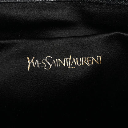 Saint Laurent Calfskin Monogram Large Belle De Jour Clutch Black 6 of 13