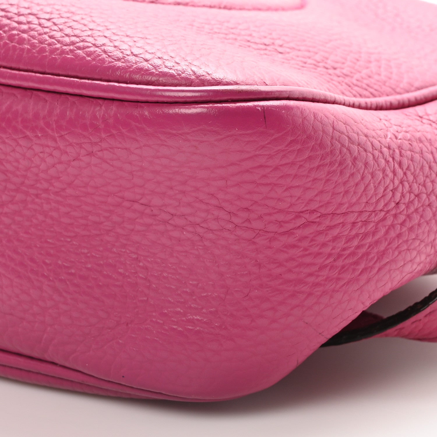 Gucci Cellarius Calfskin Small Soho Disco Bag Bright Bouganville 11 of 11