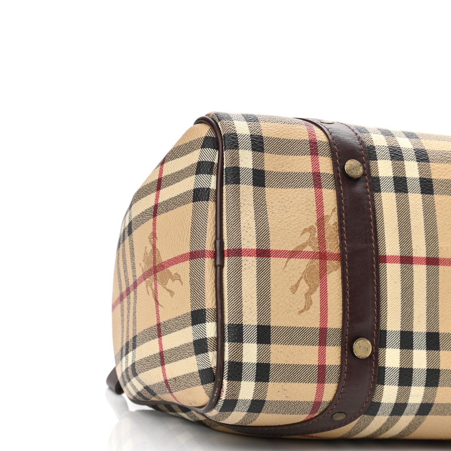 Haymarket Check Studded Bowler Brown