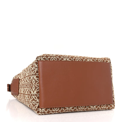 Loewe Jacquard Anagram Calfskin Small Cubi Bag Tan Pecan 5 of 8