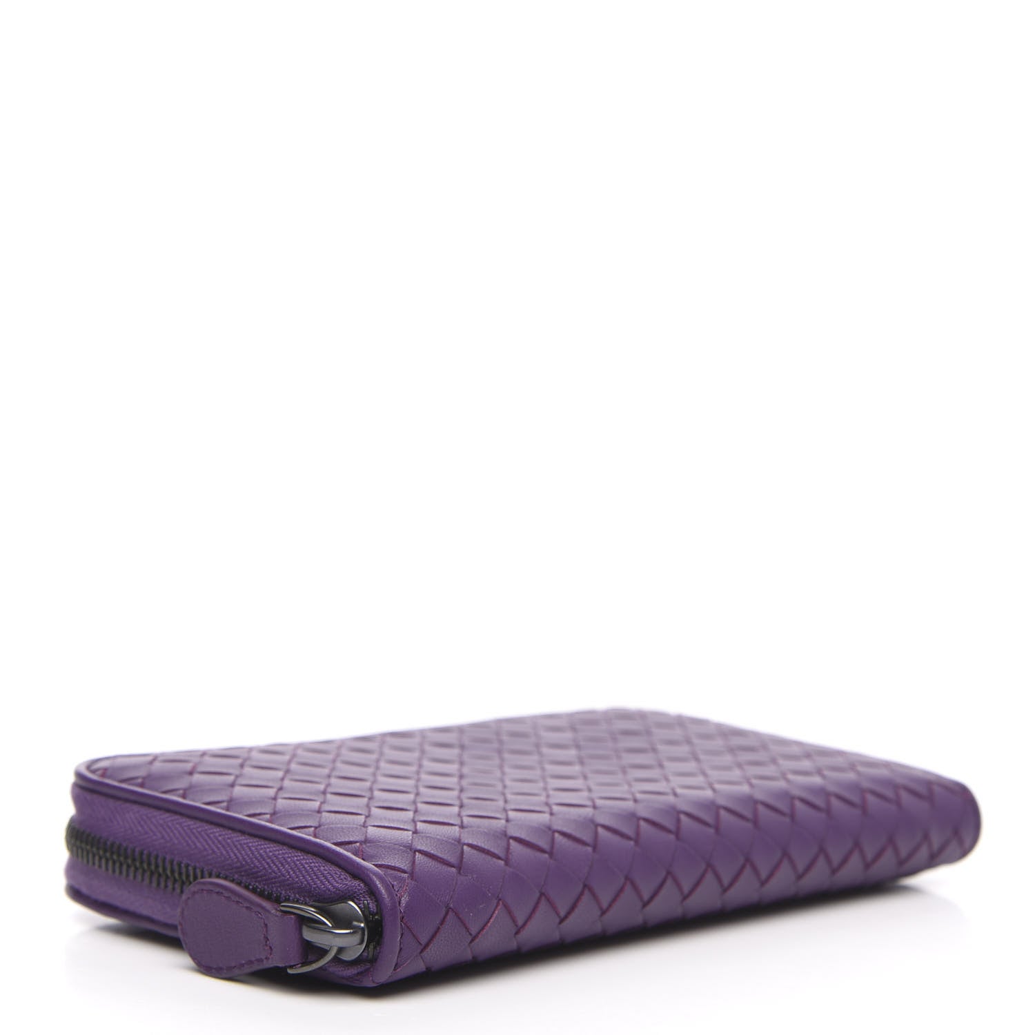 Bottega Veneta Nappa Intrecciato Zip Around Wallet Monalisa 4 of 8