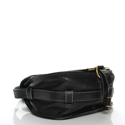 Chloe Calfskin Mini Marcie Round Crossbody Bag Black 4 of 7
