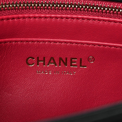 Chanel Lambskin Quilted Small Sweet Camellia Flap Black 5 of 7
