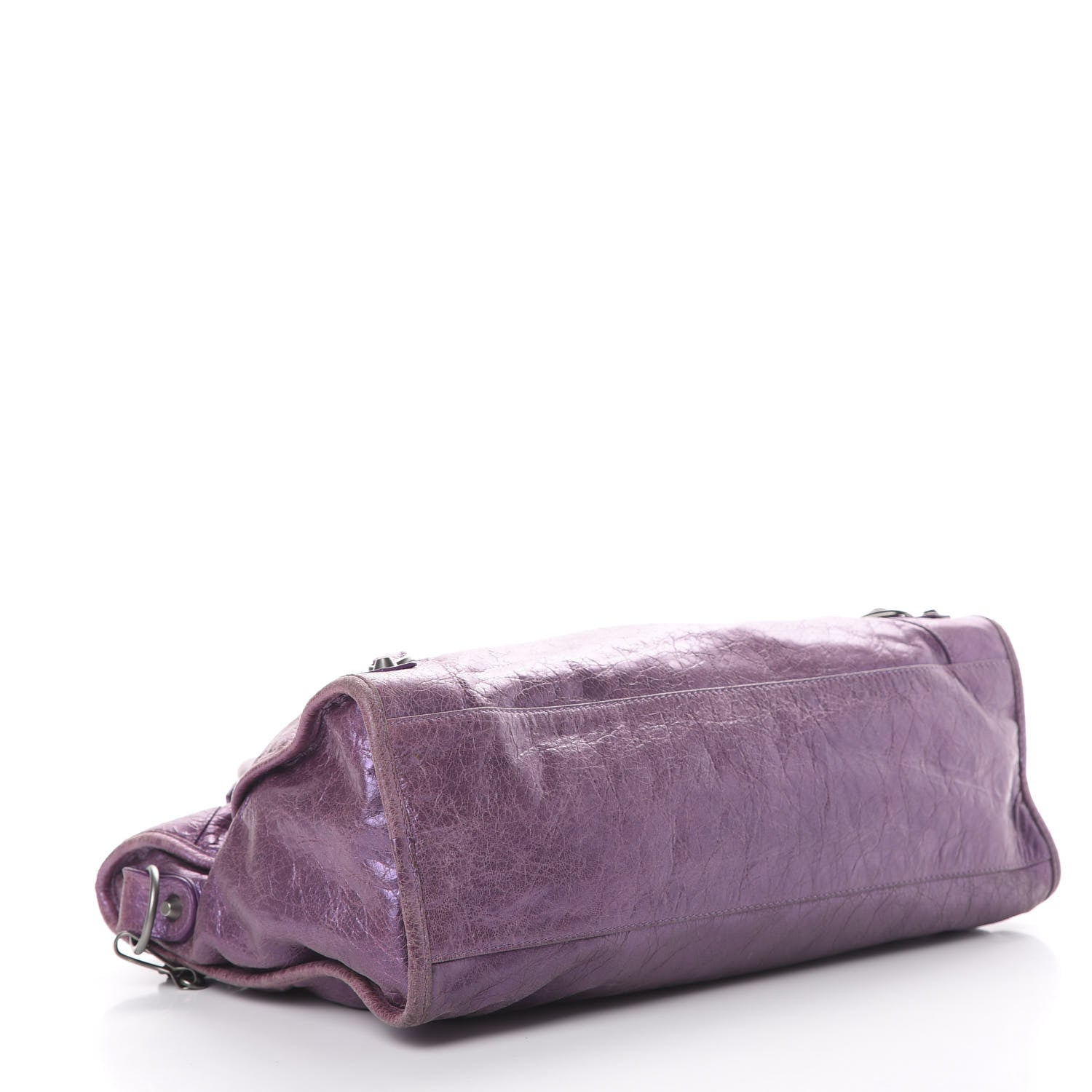 Balenciaga Agneau Classic Hardware City Metallic Purple 3 of 14