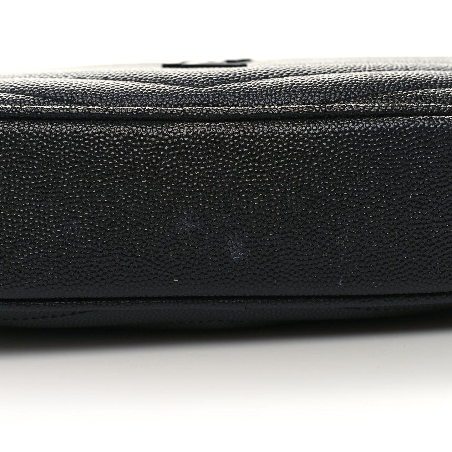 Grain De Poudre Matelasse Monochrome Monogram Mini Lou Camera Bag Black