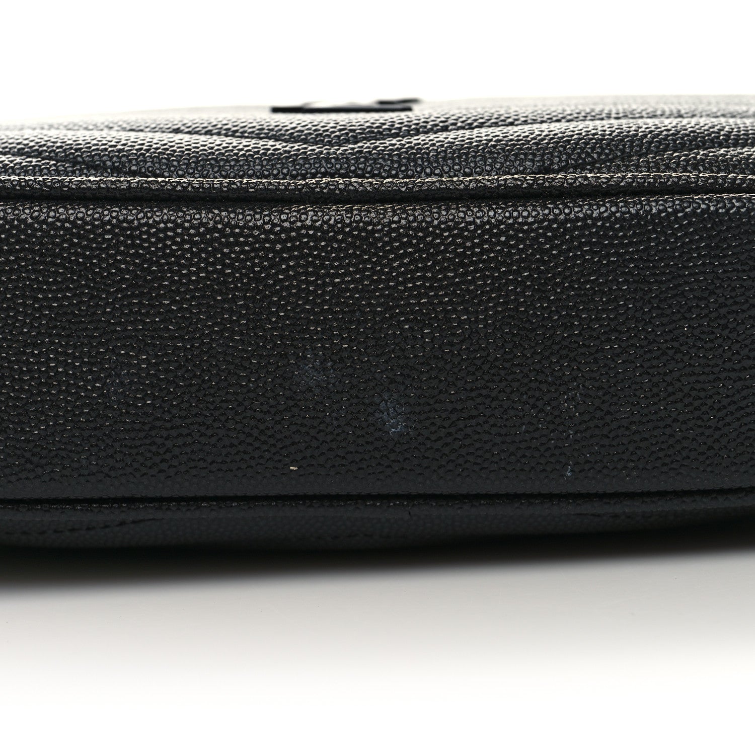 Saint Laurent Grain De Poudre Matelasse Monochrome Monogram Mini Lou Camera Bag Black 11 of 11