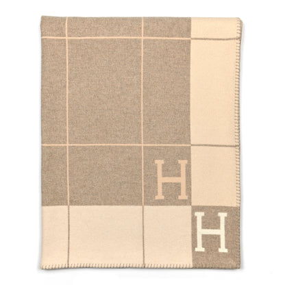 Hermes Wool Cashmere Avalon III Blanket Coco Camomille 1 of 3