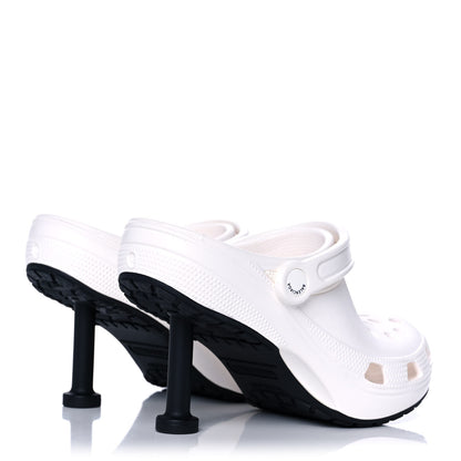 Balenciaga X CROCS Rubber Womens Madame 80 Sandals 39 White 4 of 9