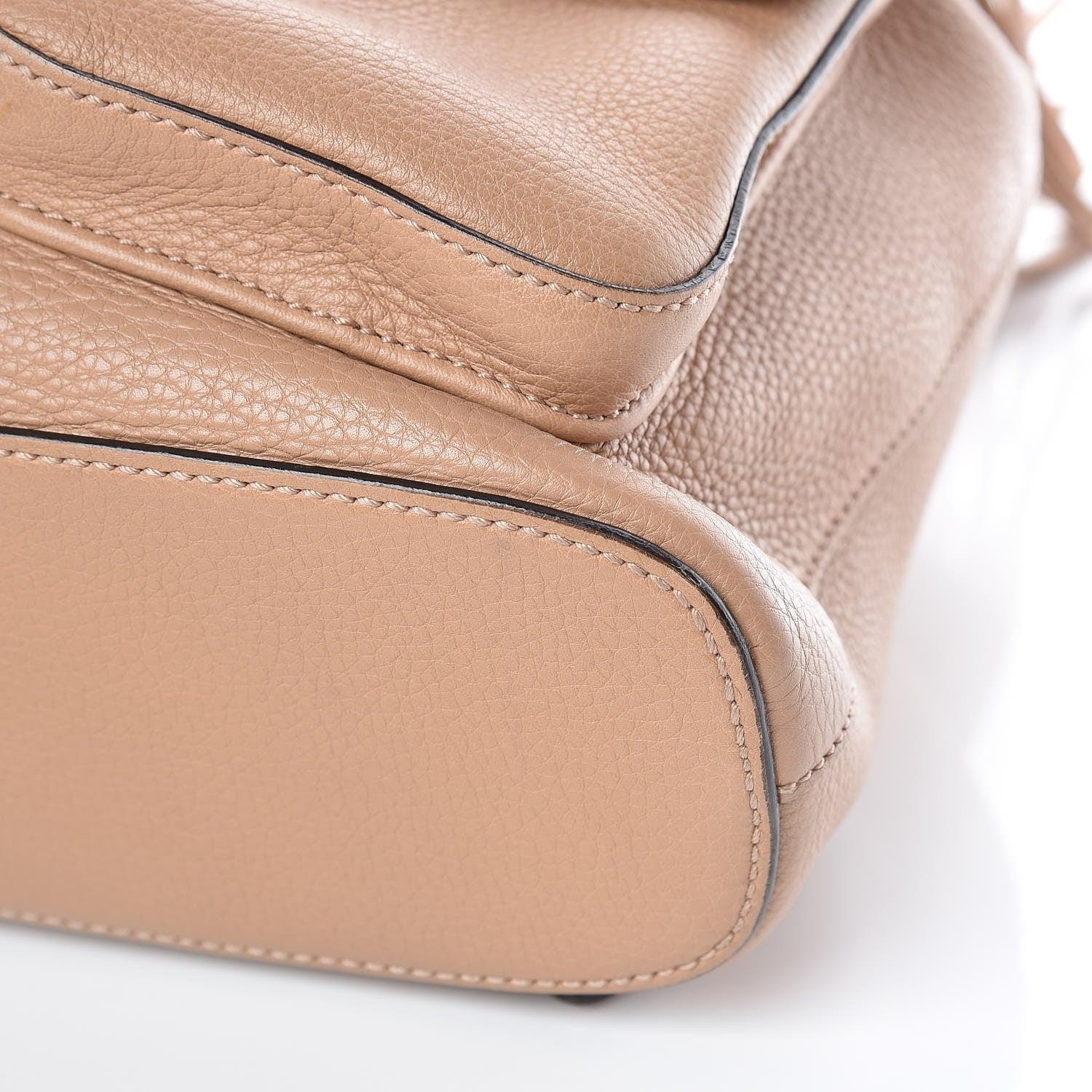 Gucci Cellarius Calfskin Medium Bamboo Backpack Camelia 6 of 13