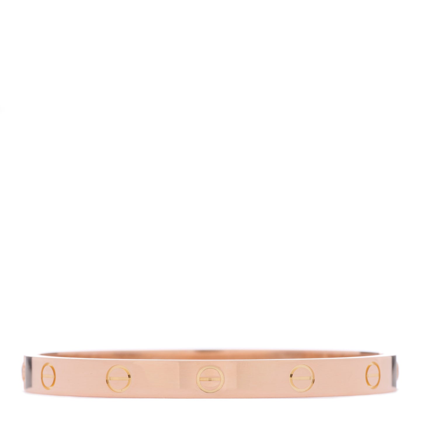 18K Pink Gold LOVE Bracelet 17