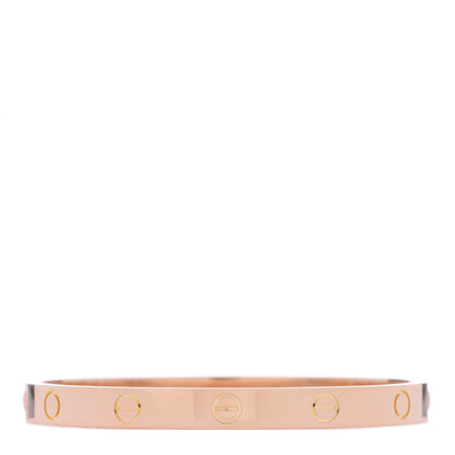Cartier 18K Pink Gold LOVE Bracelet 17 1 of 5
