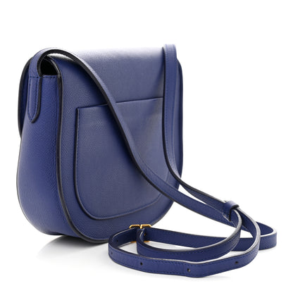 Celine Grained Calfskin Small Trotteur Indigo 3 of 11