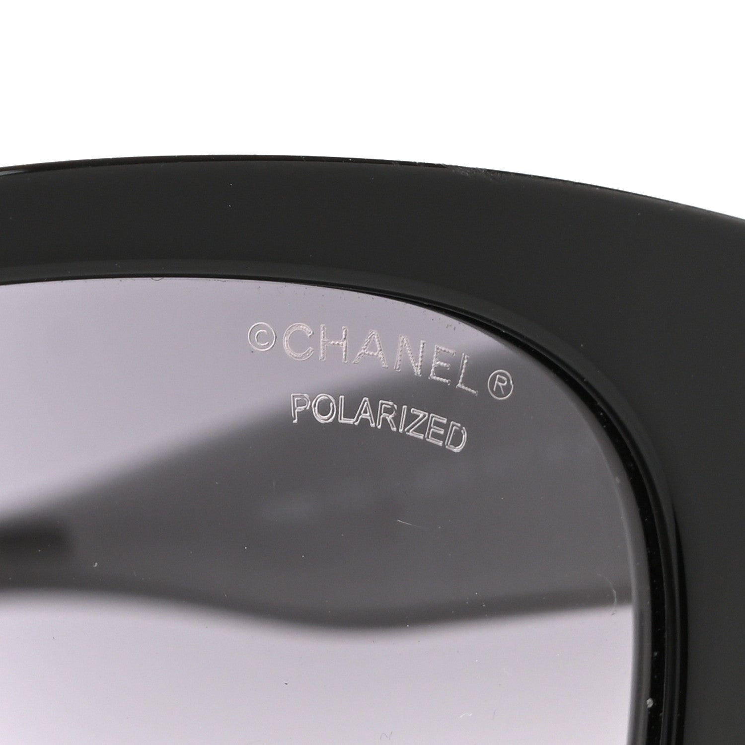 Chanel Acetate Polarized Pearl CC Square Sunglasses 5482-H-A Black 7 of 9