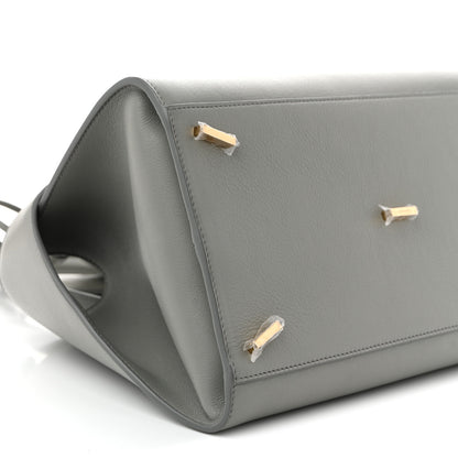 Salvatore Ferragamo Calfskin Small Hug Bag Ash Grey 7 of 8